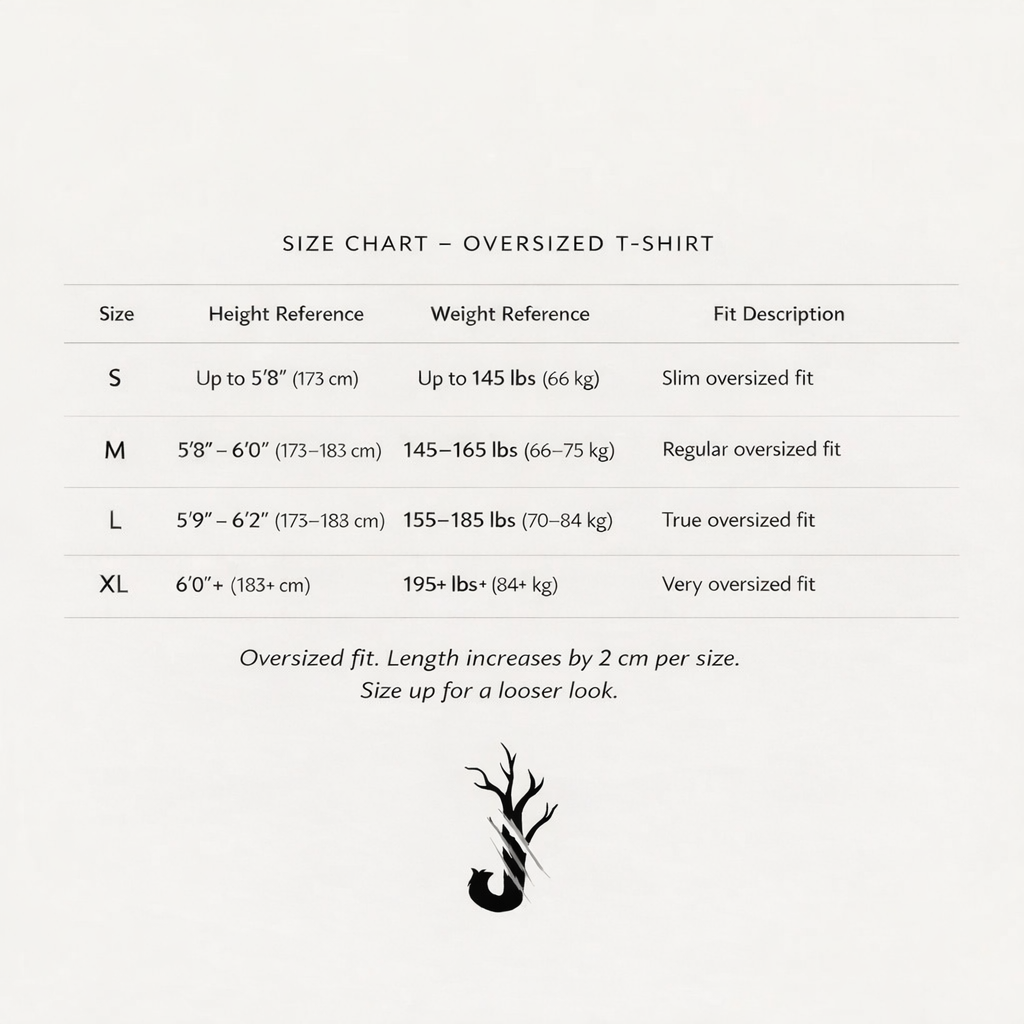 ROOTS — OVERSIZED BLACK T-SHIRT