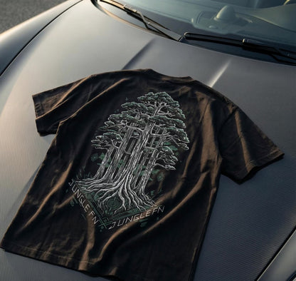 WISE SOUL — OVERSIZED BLACK T-SHIRT